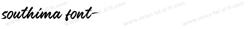 southima font字体转换